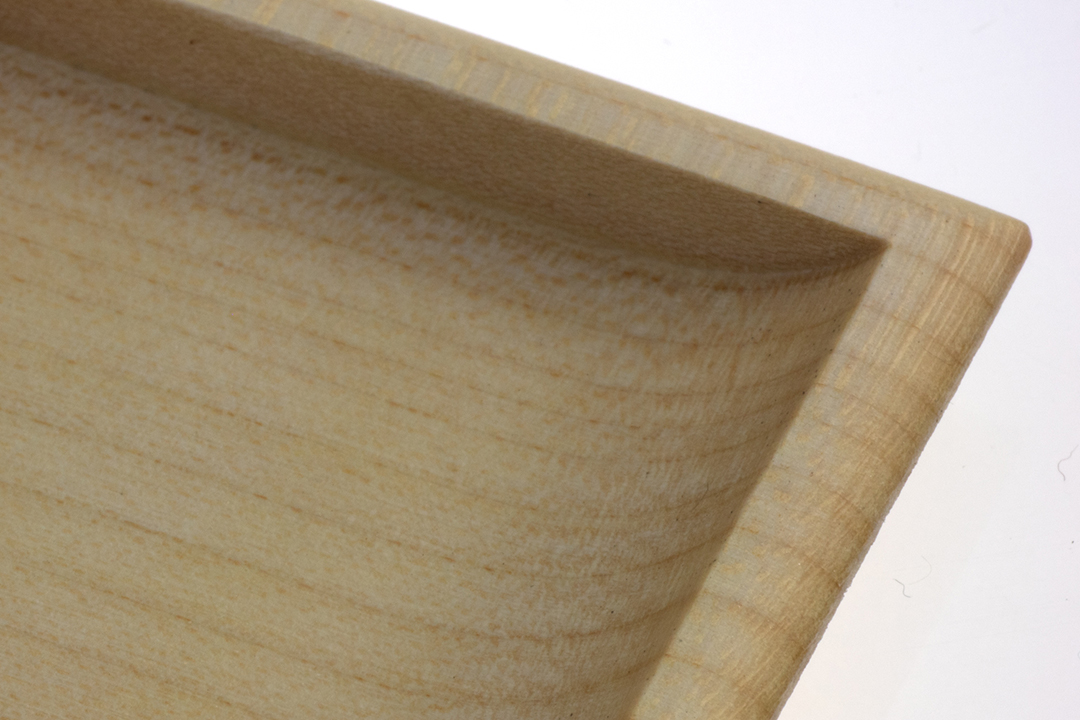 フレルテ 02‐328 深口襖引手 木製 チリ角形 ビットナチュラルウッド