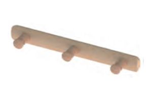 ガチ壁くんシリーズ 石膏ボード用木製3連フック MHD