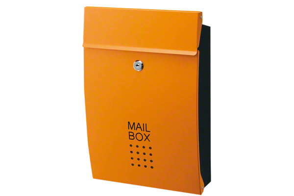 メールボックス鍵付き SHPB05A-OB (オレンジ)