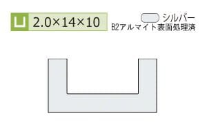 2.0×14×10mm (長さ1.6m×2本)