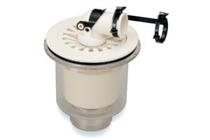 洗濯機防水パン排水トラップ(樹脂製) SCT-T (縦排水用・ワンタッチ式)
